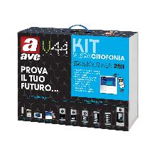 KIT 2 FILI MONOF WIFI LCD 7' BIANCO - AVE KV01-1PIT7WF product photo