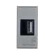 Caricatore USB tipo A, Allumia S44, colore grigio tech, 3A alimentazione 240V - finitura lucida - 1 Mod. - AVE 443082USB3A product photo Photo 02 2XS