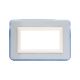 ***PERSONAL44 PLACCA AZZURRO BRILL. 4M - AVE 44P04AZB product photo Photo 01 2XS