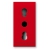 SISTEMA 44 PRESA BIPASSO 2P+T ROSSA S44 1 MODULO - AVE 442006/15TSR product photo Photo 02 2XS