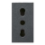 NOIR AX PR.BIPASSO 2X10/16A+T 1M - AVE 45306/15TS - AVE 45306/15TS product photo Photo 01 2XS