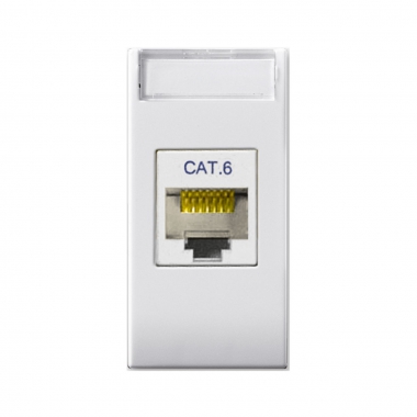 SISTEMA 44 PRESA RJ45 CAT.6 UTP DOMUS 1M 441027C6 - AVE 441027C6 product photo Photo 01 3XL