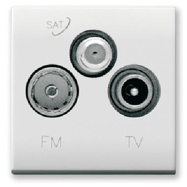 DOMUS TOUCH PRESA TV/SAT DIRETTA 3 USC.2M - AVE 441096/3PU - AVE 441096/3PU - AVE 441096/3PU product photo Photo 01 3XL