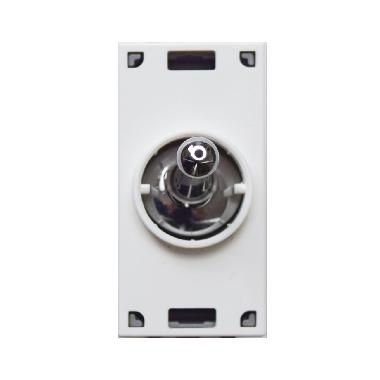 INTERRUTTORE LEV. CROMO 2P 20AX  1M - AVE 444010CR/20A product photo Photo 01 3XL