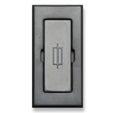 Portafusibile mini, Tekla S44, colore grigio Tekla, 1P 10A - finitura opaca - 1 Mod. - AVE 445007 product photo Photo 01 3XL