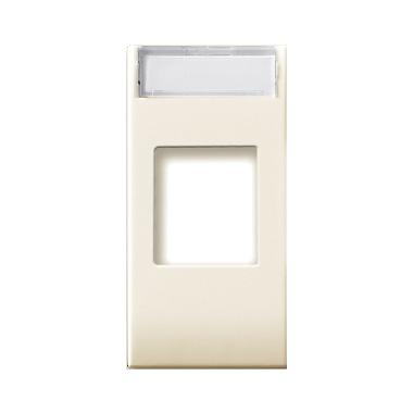 Adattatore per connettori RJ45, Class S44 colore RAL 1013 - finitura lucida - 1 Mod. - AVE 449029SC product photo Photo 01 3XL