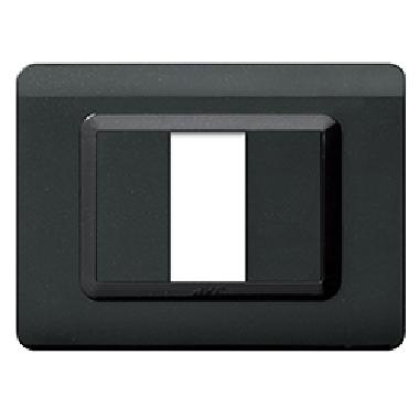 Placca tecnopolimero, S44 colore grigio scuro - 1 Mod. - AVE 44PY01GSL product photo Photo 01 3XL