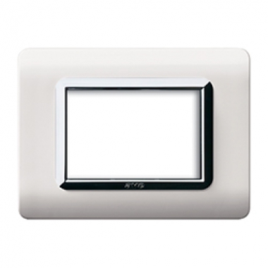 PLACCA TECNOPOLIMERO 44 BIANCO CORNICE CROMO 3M - AVE 44PY03BLC product photo Photo 01 3XL