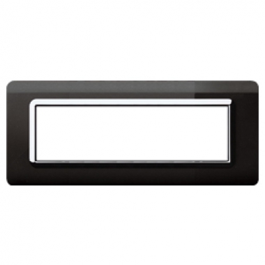 SISTEMA 44 PLACCA TECN.44 NERO CORNIC.CROMO 7M 44PY07NAL - AVE 44PY07NAL product photo Photo 01 3XL