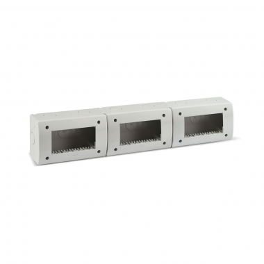 CONTENITORE RAL7035 IP40 12(4+4+4)M SISTEMA44 - AVE 44Q12 product photo Photo 01 3XL