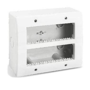 SISTEMA44 CONTENITO.RAL9010 IP40 12(6+6)M - AVE 44Q12VB - AVE 44Q12VB product photo Photo 01 3XL