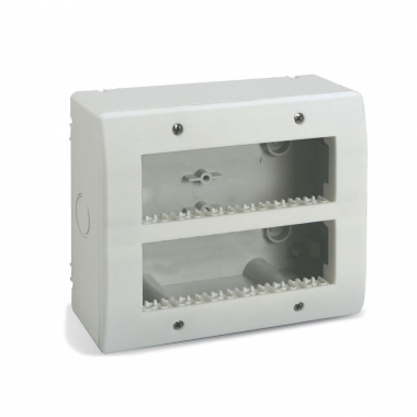 CONTENITORE RAL7035 IP40 12(6+6)M - AVE 44Q12V product photo Photo 01 3XL