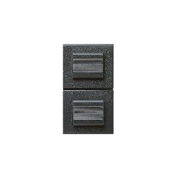DOPPIO PULSANTE NA 1P 16A NOIR - AVE 45355 product photo Photo 01 3XL