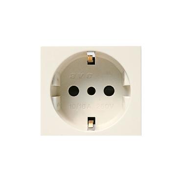 PRESA SCHUKO P30 2P+T 16A BLANC - AVE 45990TS product photo Photo 01 3XL