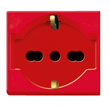 BANQUISE PR.UNEL/BIPASSO 2P+T 10/16A ROSSO 2M - AVE 45B90/15TSR - AVE 45B90/15TSR product photo Photo 01 3XL