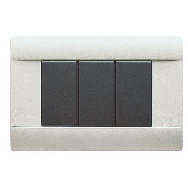 PLACCA SABBIATA RAL45 IN TECNOPOLIMERO 3M.GRIGIO RAL7035 - AVE 45P03R product photo Photo 01 3XL