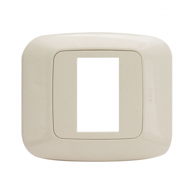 PLACCA YES45 TECNOPOLIMERO 1 MODULO BIANCO BLANC - AVE 45P21BP product photo Photo 01 3XL
