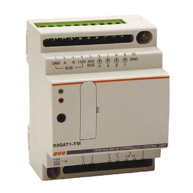 Centralina di camera - Sistema alberghiero - 4 Mod. DIN - AVE 53GA72/TM product photo Photo 01 3XL