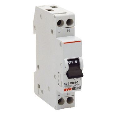 INTERR.MGT,1P+N 10A 4.5KA 1MD - AVE 5331NX10 - AVE 5331NX10 - AVE 5331NX10 product photo Photo 01 3XL