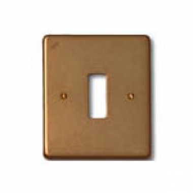 PLACCA BRONZO 1 MODULO SCATOLA TONDA - AVE P338SC product photo Photo 01 3XL