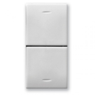 PULSANTE DOPPIO 1PNA+1PNA 10A DOMUS 1 MODULO - AVE 441056 product photo