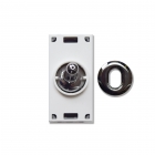 PULSANTE LEVETTA CROMO 1P NA 10A 1M - AVE 444005CR - AVE 444005CR product photo