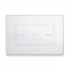 SISTEMA 44 PLACCA VERATOUCH BIANCA 3COM 44PVTC03BL - AVE 44PVTC03BL product photo