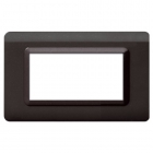 SISTEMA 44 PLACCA TECN.44 GRIGIO SCURO LUC. 4M 44PY04GSL - AVE 44PY04GSL product photo