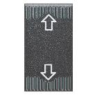 NOIR AX PULS.COMMUT.C/FRECCE 1P 10A 250V 1M - AVE 45353 - AVE 45353 product photo