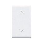 Commutatore Banquise S45 colore RAL 9016, a tre posizioni con frecce, 1P 10AX - 1 Mod. - AVE 45B51 product photo