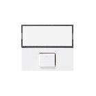 PULSANTE C/TARGH.ILLUMINABILE BANQ - AVE 45B88 product photo