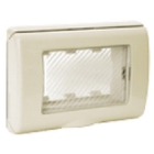 PLACCA IP55 CON MEMBRANA 3M.BLANC - AVE 45SP43BPN product photo