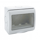 SIST.45 CONT.PARETE 3MD IP55 RAL 7035 - AVE 45ST03 - AVE 45ST03 product photo