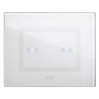 AVE TOUCH PL.2MD A SCOMPARSA BIANCO LUCIDO - AVE 44PVTC02BL - AVE 44PVTC02BL product photo