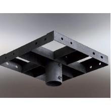 Traversa Accessorio Testa Palo Diametro 60-76mm per 4 Proiettori - BEGHELLI 12661 product photo