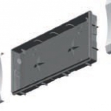 SCATOLA INCASSO + CORNICI F65 BEGHELLI 19040 - BEGHELLI 19040 product photo