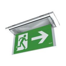 Beghelli 19042 - Schermo a bandiera freccia destra/sinistra formula65 - BEGHELLI 19042 product photo