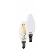 LAMPADA OLIVA ZAFIRO LED BEGHELLI 56178 4W E14 4000K - BEGHELLI 56178 product photo