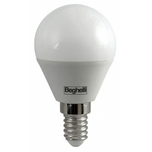 LAMPADA SFERA LED 3,5W ATTACCO E14 4000 KELVIN 250 LUMEN - BEGHELLI 56963 product photo