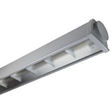 PLAFONIERA ACCIAIO E LED 2X36W SD 4000K - BEGHELLI A236ESD product photo