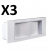 LAMPADA LED EMERGENZA 11W  8 ORE INCASSO IP40 SE - BEGHELLI 1499 product photo Photo 06 2XS