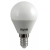 LAMPADA LED SFERA ATTACCO E14 3,5W 3000 KELVIN LUCE CALDA - BEGHELLI 56962 product photo Photo 01 2XS