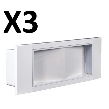 LAMPADA LED EMERGENZA 11W  8 ORE INCASSO IP40 SE - BEGHELLI 1499 product photo Photo 06 3XL