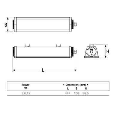 ACC EM LED 24 LG SE/SA 123H - BEGHELLI 15030 product photo Photo 02 3XL