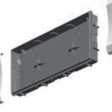 SCATOLA INCASSO + CORNICI F65 BEGHELLI 19040 - BEGHELLI 19040 product photo Photo 01 3XL