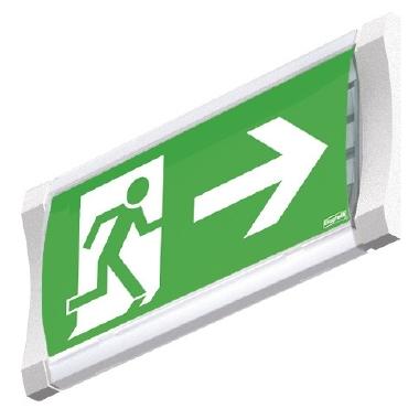 Adesivo per Plafoniera di emergenza SX DX BS F65 - BEGHELLI 19044 product photo Photo 01 3XL