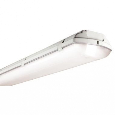 PLAFONIERA BS100 2X80W SD LED 6500K POLICARBONATO OTTONE ACCIAIO VERNICIATO IP65 - BEGHELLI 280SD6 product photo Photo 02 3XL