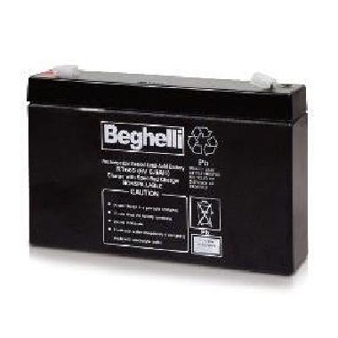 Batteria ricaricabile al Piombo 6V 6,5Ah - BEGHELLI 3916 product photo Photo 01 3XL