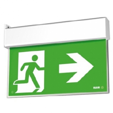 PLAFONIERA SEGNALE UP LED EXIT AT OPT 20M SA 8LTO - BEGHELLI 4380 product photo Photo 01 3XL