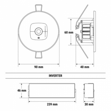 FARETTO MULTI LENS GLAT OPT SE/SA 8LTO - BEGHELLI 4393 product photo Photo 02 3XL